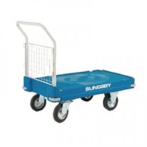 Slingsby Plastic Platform Truck Push Handle 1 End Blue 308501