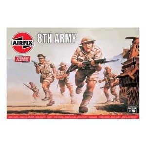 WWII British 8th Army 1:76 Air Fix Figures