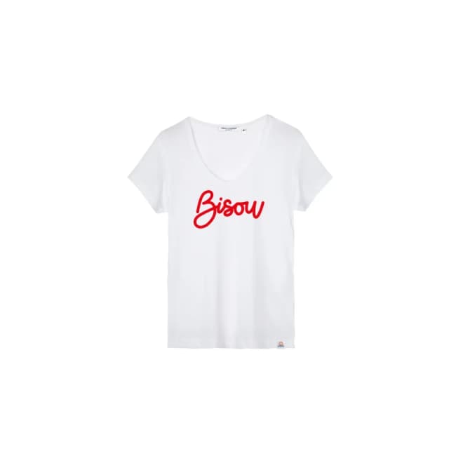 French Disorder Womens T-Shirt French Disorder Bisou Blanc Female XS