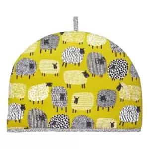 Ulster Weavers Dotty Sheep Tea Cosy Yellow, Black and White