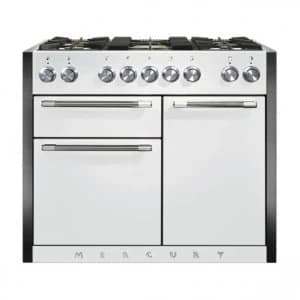 Mercury MCY1082DFSD 93260 108cm Dual Fuel Range Cooker - Snowdrop Finish