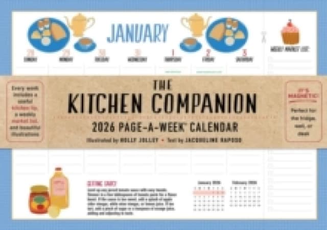 Kitchen Companion Page-A-Week Calendar 2026 Calendar