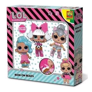 LOL Surprise - Childrens Beedz Iron-on Beads Mosaic Set 1400 Iron-on Beads Mix (Multi-colour)