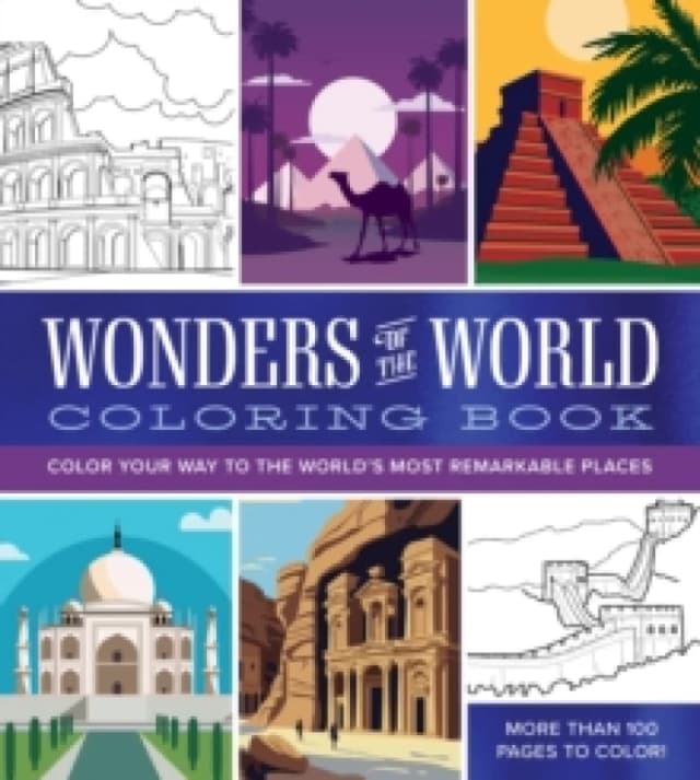 Wonders of the World Coloring Book. Paperback. By Editors of Chartwell Books Books
