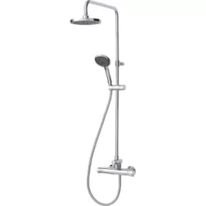 Triton Showers Triton Tian Thermostatic Bar Diverter Mixer Shower in Chrome Brass