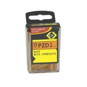 C.K Screwdriver Bit PZD2 TIN Box Of 15