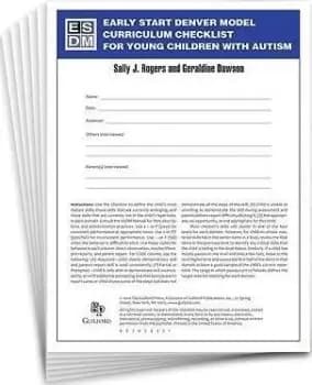 Early Start Denver Model Curriculum Checklist for by Sally J. Rogers