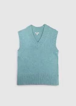 Barbour Womens Geranium Knit Vest In Waterfall