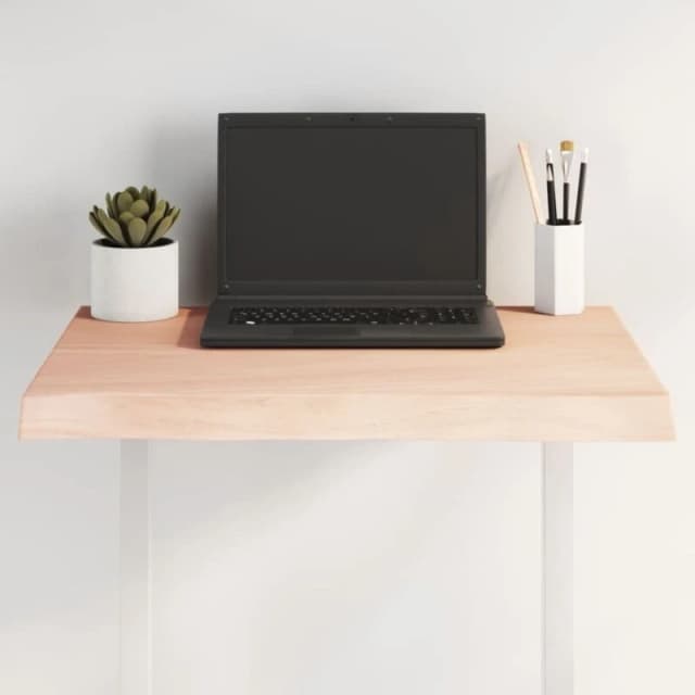 VIDAXL Vidaxl - Table Top 60x40x(2-4) cm Untreated Solid Wood Live Edge 363864