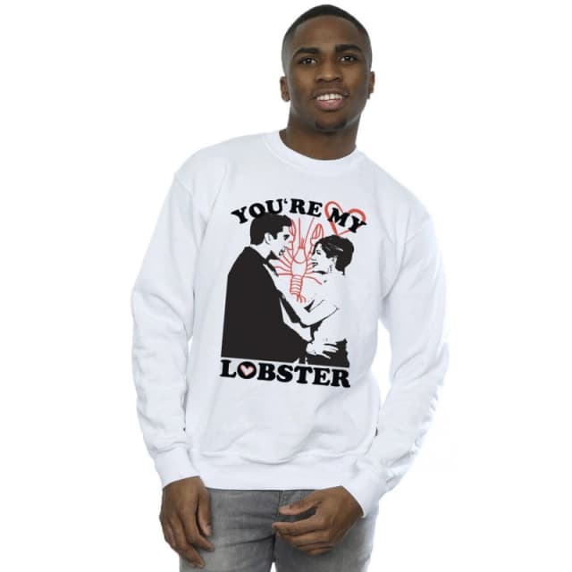 Friends Friends Men You're My Lobster Rachel & Ross Sweatshirt in White Size: Small White S Male 5063376345255