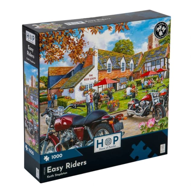 The House Of Puzzles Easy Riders, 1000 Piece Jigsaw Puzzle Multi unisex
