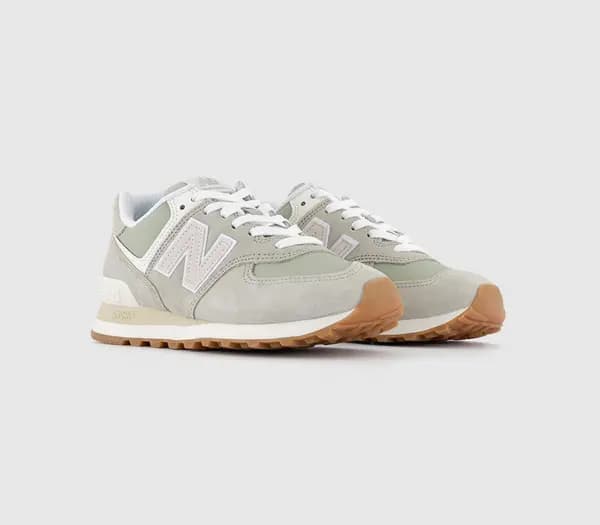 New Balance 574 Trainers Olivine, 3