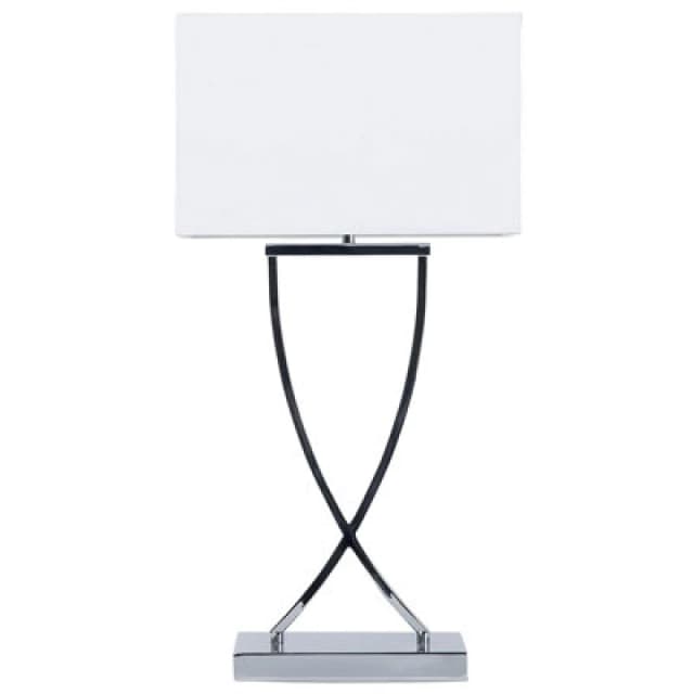 Beliani Table Lamp Yasuni Metal White