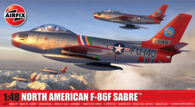 Airfix 1/48 Scale North American F-86F Sabre Model Kit