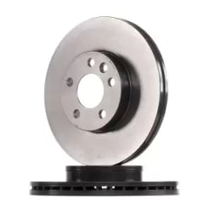 PAIR PAINTED BREMBO BRAKE DISCS 09.9931.11