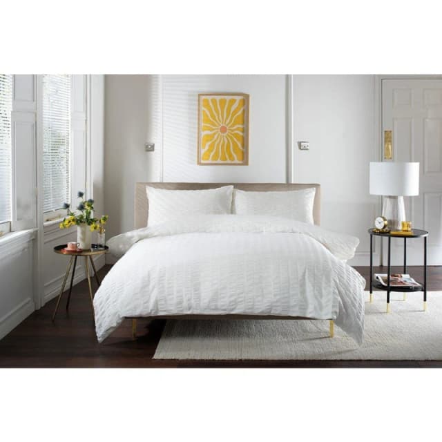 Deyongs Deyongs Seersuck DCSet 99 White unisex Super King