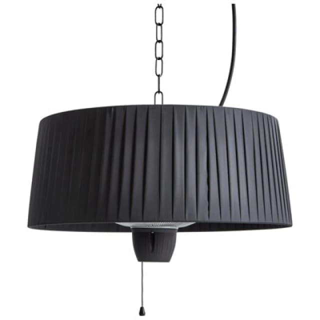 Beliani Hanging Infrared Electric Heater Ascea 1500 W Black