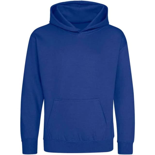 AWDis Hoodie 12-13 Years in Royal Royal Unisex 12-13 Years