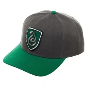 Harry Potter - Slytherin Snapback Cap (Grey/Green)