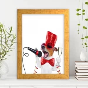 AC533074729 Multicolor Decorative Framed MDF Painting