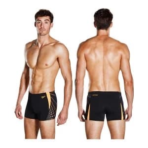 Speedo Graphic Splice Aquashort Black/Orange 30"