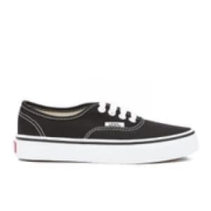 Vans Kids Authentic Trainers - Black/True White - UK 11 Kids - Black
