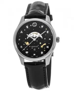 Gucci G-Timeless Moonphase Black Dial Mens Watch YA126327 YA126327