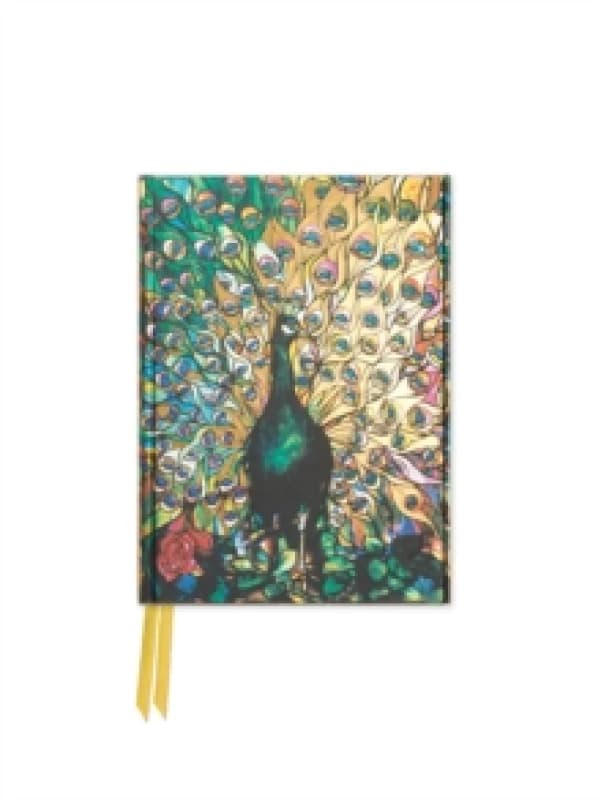 Tiffany: Displaying Peacock (Foiled Pocket Journal) Notebook / blank book