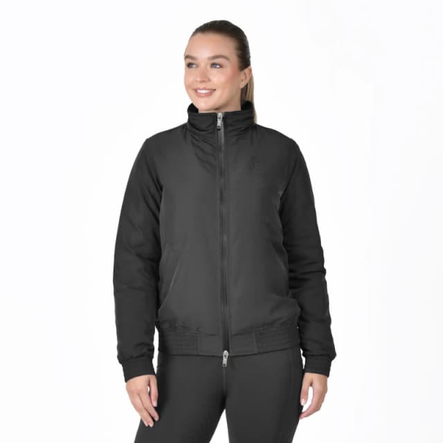 Dublin Womens Waterproof Windproof Long Sleeve Equestrian Jacket Black female 8 (XS)