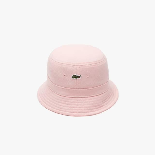 Lacoste Piqu Bucket Hat - Pink Pink L