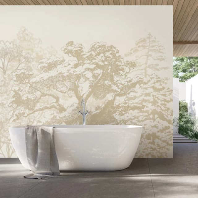 Origin Murals Etched Trees Matt Smooth Paste The Wall Mural 350Cm Wide X 280Cm High