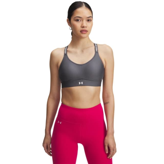 Under Armour Womens Infinity Medium Impact Sports Bra Grey female XL (A-C)