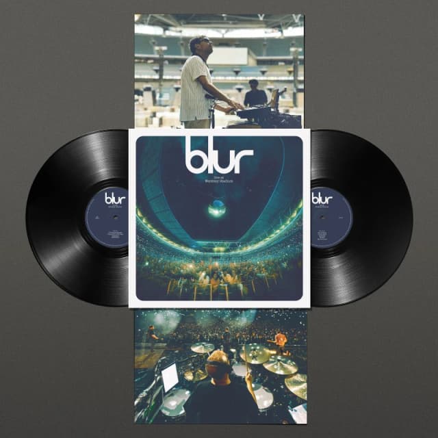 Blur Live At Wembley 2x Vinyl LP Black unisex