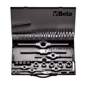 Beta Tools 447/53 53pc HSS Metric Tap & Die Set + Accessories 004470060