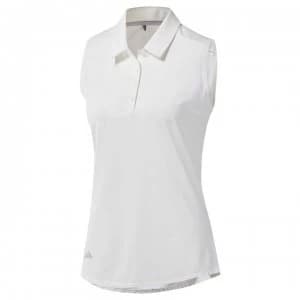 adidas Ultra 365 Sleevless Polo Shirt Ladies - White