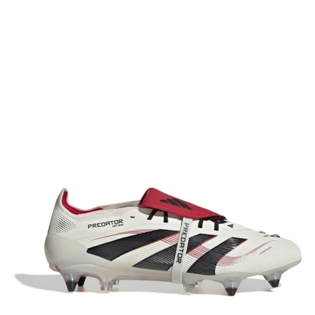 adidas Predator Elite Fold Over Tongue Soft Ground Football Boots - White White 6