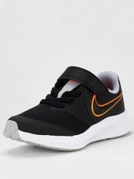 Nike Childrens Star Runner 2 Trainers - Black/Orange