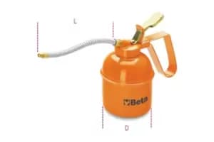 Beta Tools 1751 Pressure Oil Can (Metal) Flexible Spout 750cc 017510007