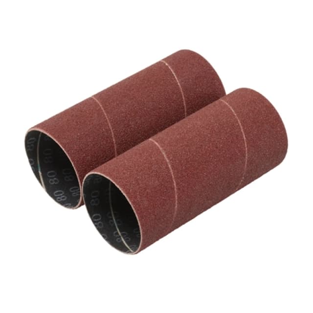 Draper Aluminium Oxide Sanding Sleeves, 50 x 115mm, 80 Grit (Pack of 2) 8405
