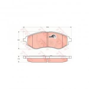 Brake Pad Set TRW GDB3330