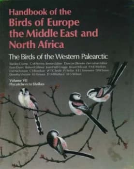 Handbook of the Birds of Europe the Middle East and North Africa Vol. 1 Ostrich to Ducks by Stanley Cramp and K. E. L Simmons Hardback