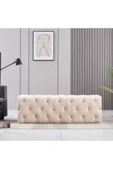 'Melia' Velvet Ottoman Bench Large Single