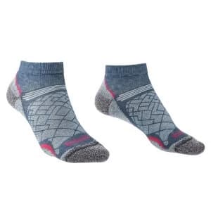 Bridgedale HIKE Ultra Light Coolmax Performance Ankle Womens - Medium Dk Denim
