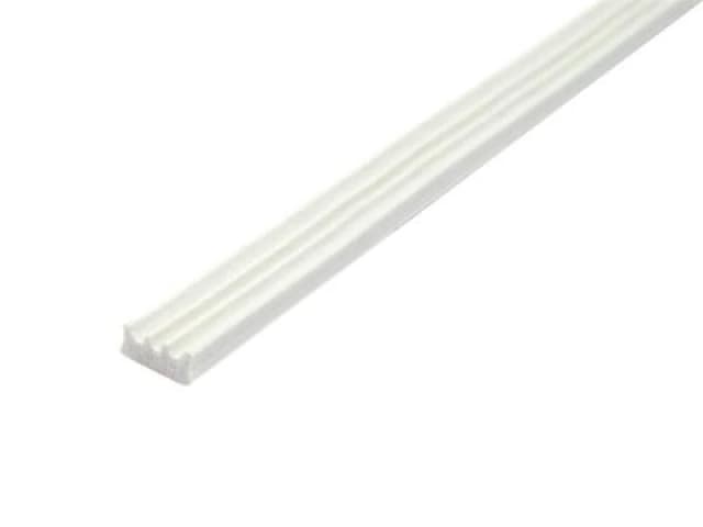 FAITHFULL Faithfull AD-ZG020 EPDM Draught Excluder White 24M 9 x 3.5mm FAIDEW93524W FAIDEW93524W