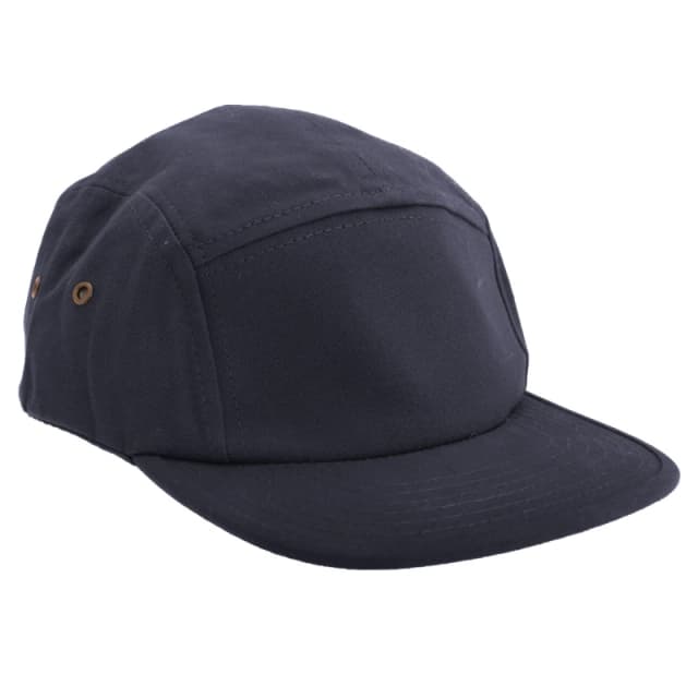 Beechfield Beechfield Canvas 5 Panel Classic Baseball Cap in Navy Navy One Size Unisex 5054171198528