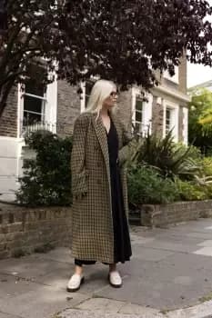 Kennedy Double Breasted Coat, Heritage Check / UK 14