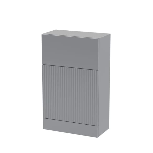 Balterley Fluted 500mm Floor Standing WC Unit - Grey Grey Unisex