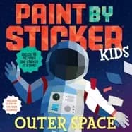 paint by sticker kids outer space create 10 pictures one sticker at a time