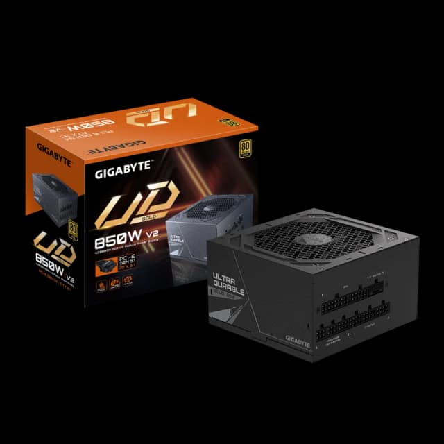 Gigabyte UD850GM PG5 V2 850W 80+ Gold Fully Modular ATX 3.0 Power Supply - GP-UD850GM PG5 V2