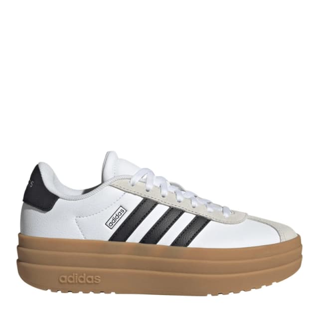 adidas Vl Court Bold Low-Top Trainers Girls White/Black/Gum female 5 (38)